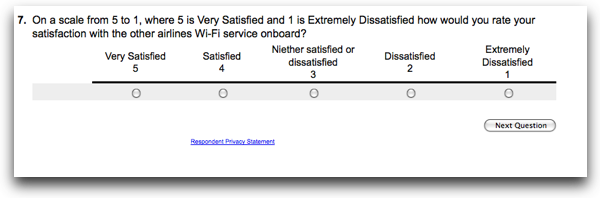 How satisfied was I with other airlines service?